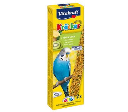 Vitakraft® Vogelsnack Kräcker®, Kiwi & Citrus für Wellensittiche