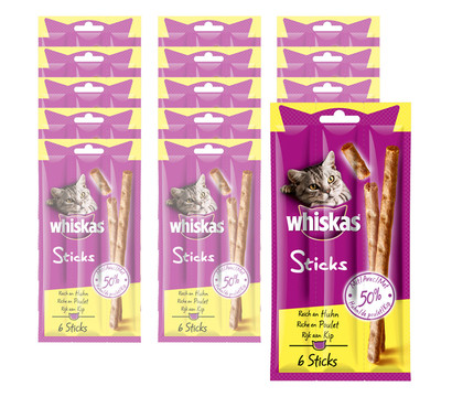 Whiskas® Katzensnack Sticks, 14 x 6 Stk