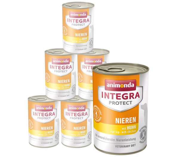 animonda INTEGRA PROTECT Nassfutter für Hunde Nieren, 6 x 400 g