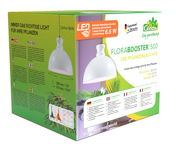 Bio Green Pflanzenleuchte Flora-Booster 500
