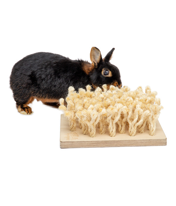 bunny® NATURE by puppijames Nagerspielzeug Schnüffelbrett, ca. B24,5/H9/T24,5 cm