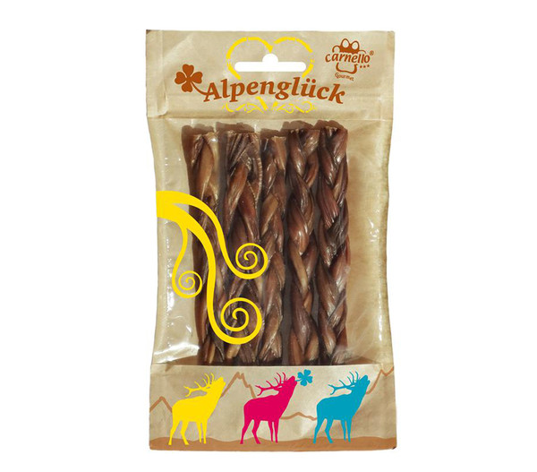 Carnello Hundesnack Alpenglück Glückssträhnen, 5 Stück