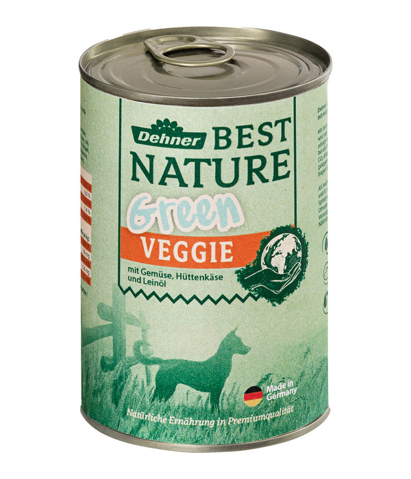 Dehner Best Nature Nassfutter Green Veggie, 6 x 375 g