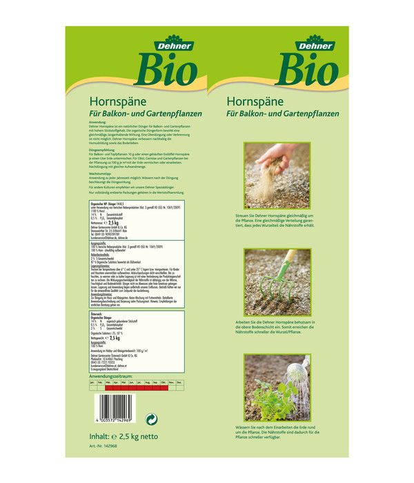 Bio hornspäne - Die ausgezeichnetesten Bio hornspäne verglichen