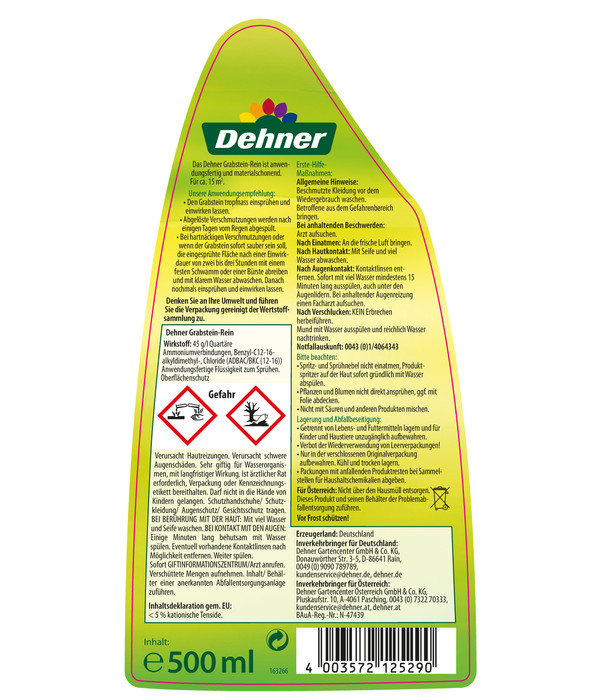 Dehner Grabsteinrein, 500 ml
