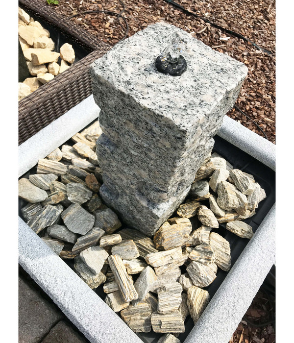 Dehner Granit-Gartenbrunnen Florida, ca. B16/H40/T16 cm