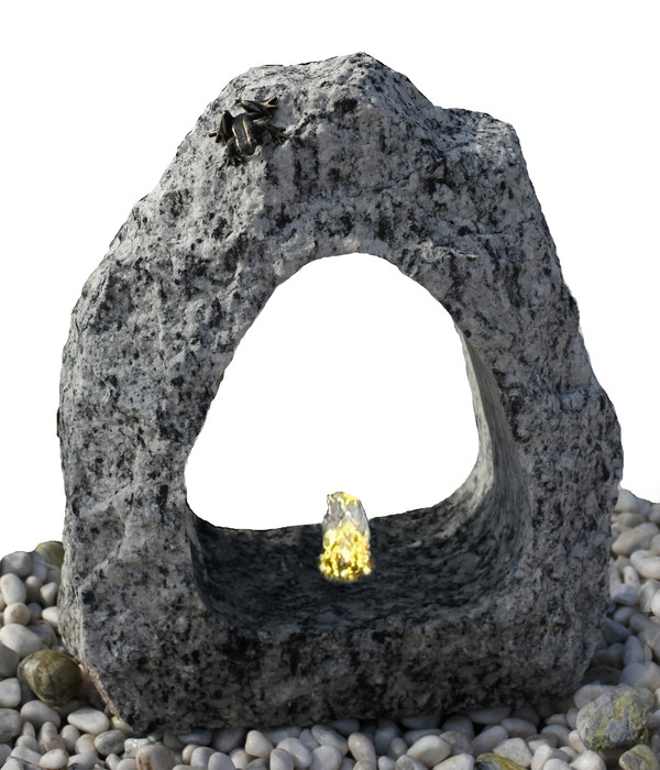 Dehner Granit-Gartenbrunnen Gruta, ca. H45 cm