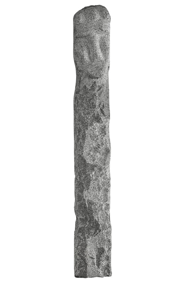 Dehner Granit-Säule mit Gesicht, ca. B15/H105/T15 cm