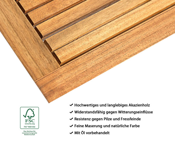 Dehner Holz-Sofa 'Macao'