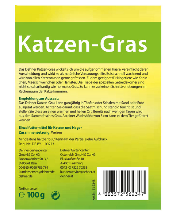 Dehner Katzen-Gras, 100 g