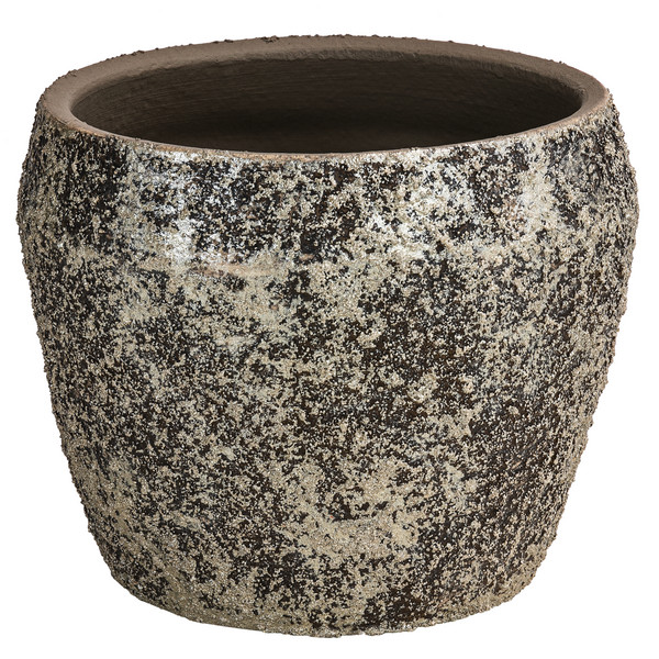 Dehner Keramik-Übertopf Godi, bauchig, ca. Ø17 cm
