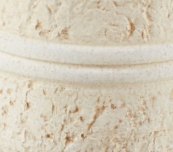 Dehner Keramik-Übertopf Rustika, bauchig, creme