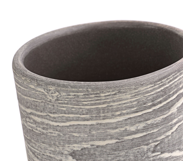 Dehner Keramik-Übertopf Wood, rund