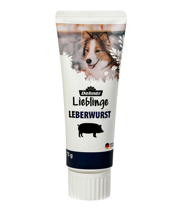 Dehner Lieblinge Hundesnack Leberwurst, 75 g