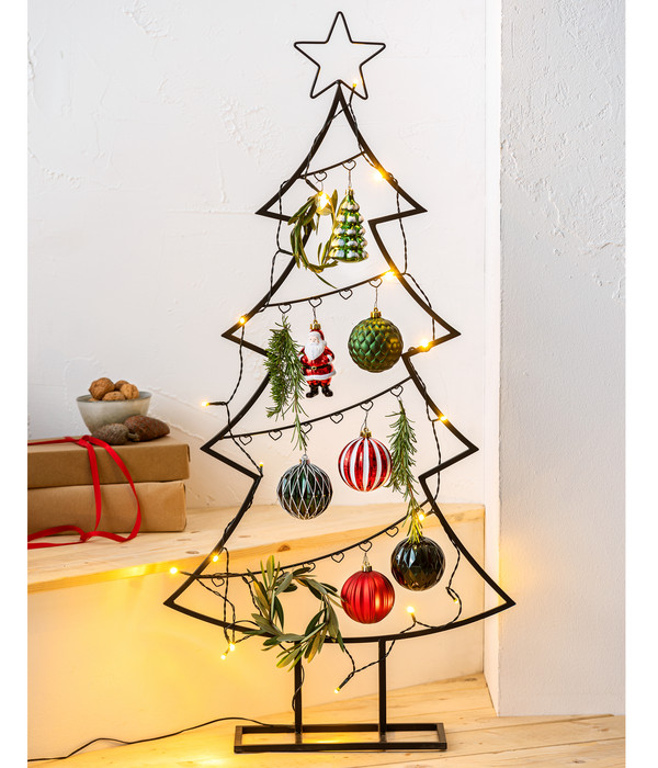 Dehner Metall-Weihnachtsbaum, ca. H105 cm
