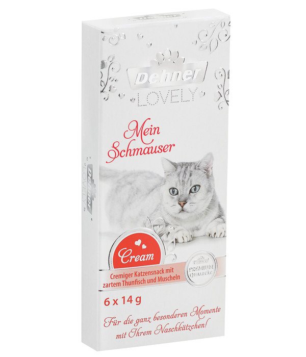 Dehner Premium Lovely Katzensnack Cream Mein Schmauser