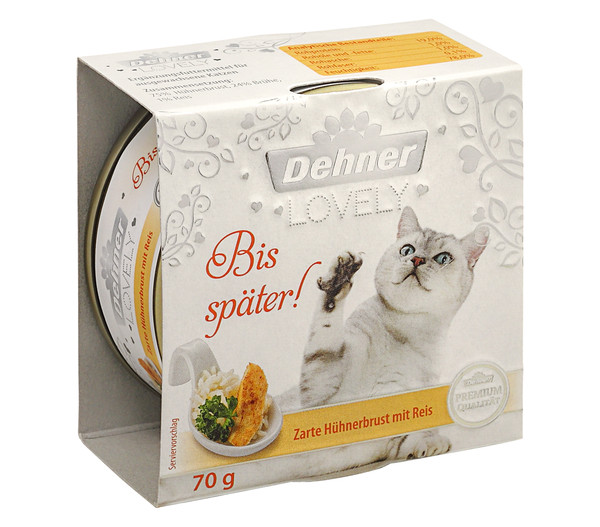 Dehner Premium Lovely Nassfutter für Katzen Bis später!