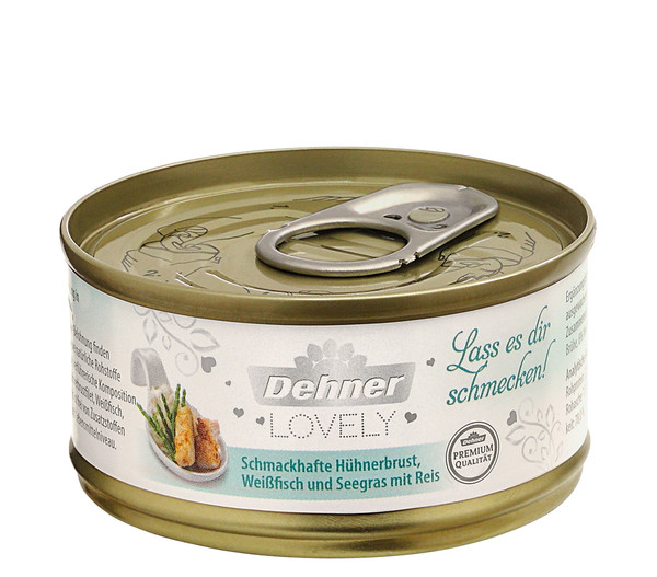 Dehner Premium Lovely Nassfutter Lass es dir schmecken!