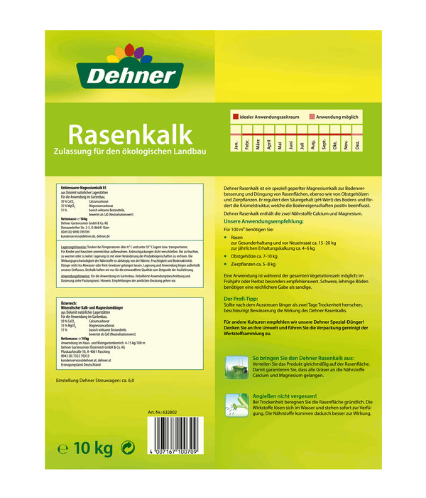Dehner Rasenkalk, 10 kg