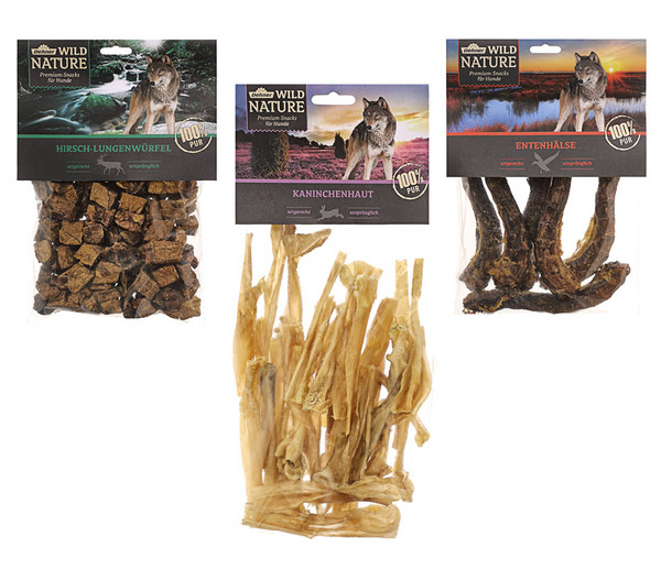 Dehner Wild Nature Hundesnack Snack-Set