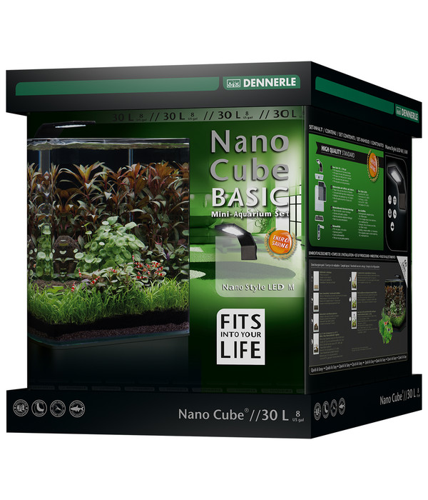 DENNERLE Mini-Aquarium Set Nano Cube® Basic