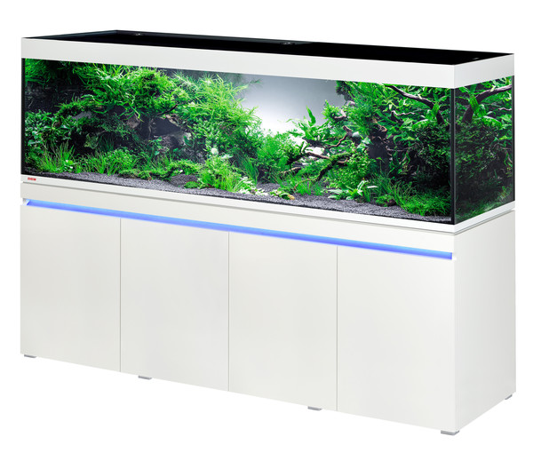 EHEIM Aquarium Kombination incpiria 630, weiß, 630 l, ca. B200/H144/T60 cm
