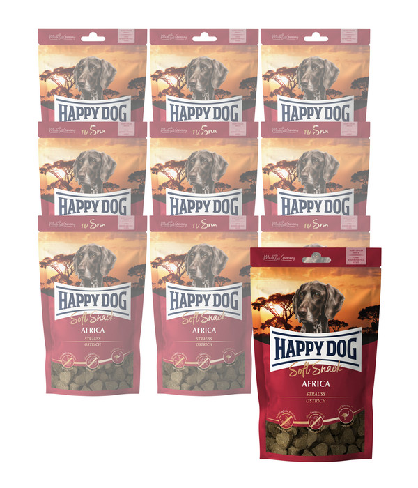 Happy Dog Hundesnack Soft Snack Afrika, 10 x 100 g