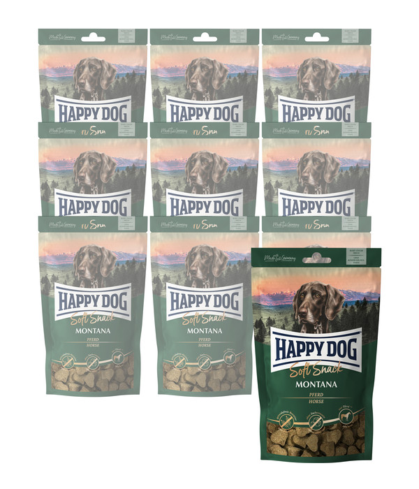 Happy Dog Hundesnack Soft Snack Montana, 10 x 100 g