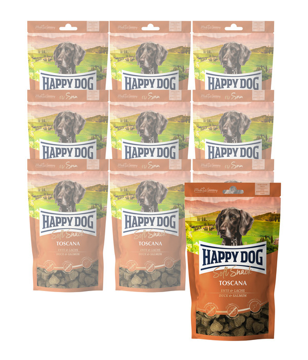 Happy Dog Hundesnack Soft Snack Toscana, 10 x 100 g