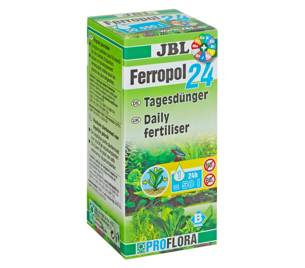 JBL Ferropol 24 Tagesdünger für Wasserpflanzen, 50 ml