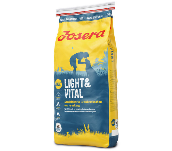 Josera Trockenfutter für Hunde Light & Vital Adult, 15 kg