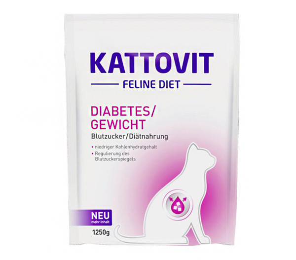 KATTOVIT Feline Diet Trockenfutter Diabetes/Gewicht