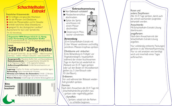 Neudorff Schachtelhalm Extrakt, flüssig, 250 ml