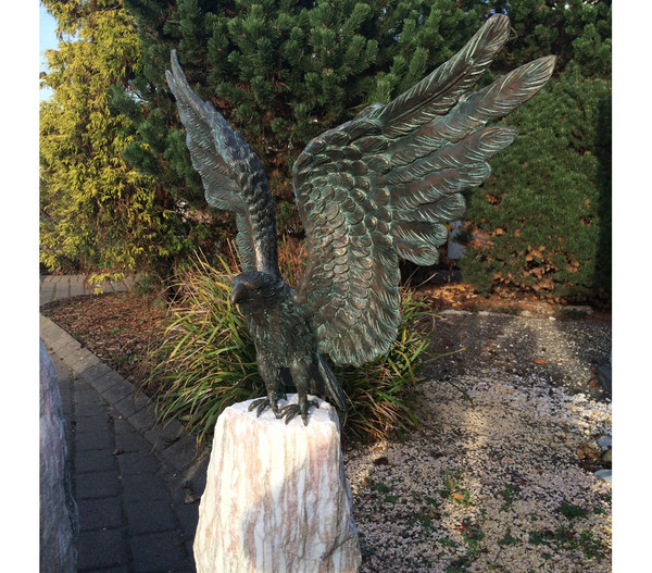 Rottenecker Bronze-Seeadler, 20 x 80 x 55 cm