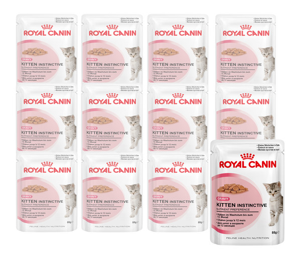 ROYAL CANIN® Nassfutter für Katzen Instinctive Kitten, 12 x 85 g