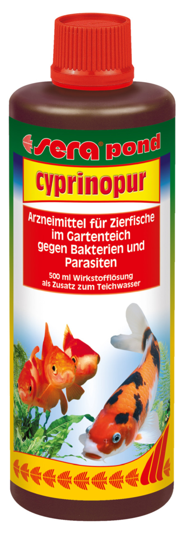 sera Cyprinopur Arzneimittel für Fische im Gartenteich