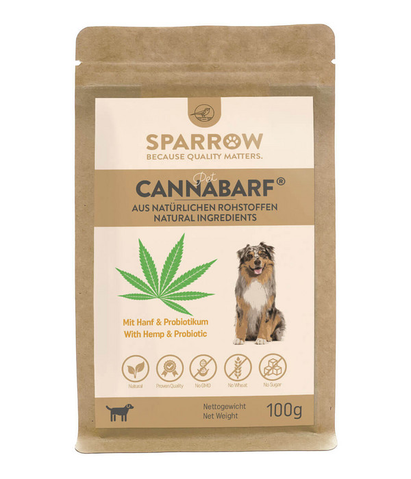 SPARROW Pet Ergänzungsfutter CannaBarf® für Hunde