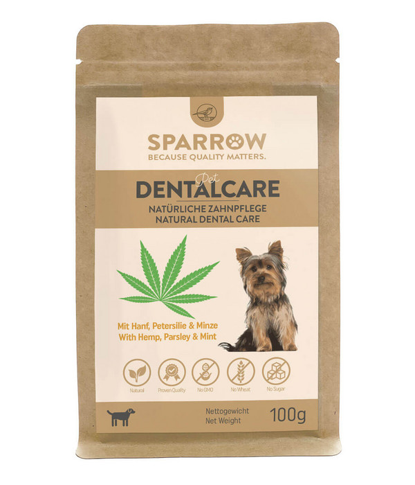 SPARROW Pet Ergänzungsfutter DentalCare für Hunde