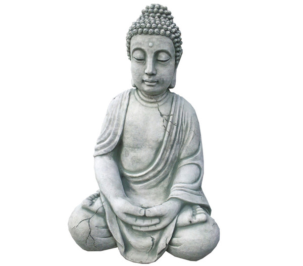 Stein-Buddha, 33 x 26 x 50 cm