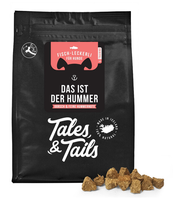Tales & Tails Hundesnack 'Das ist der Hummer', 4 x 70 g