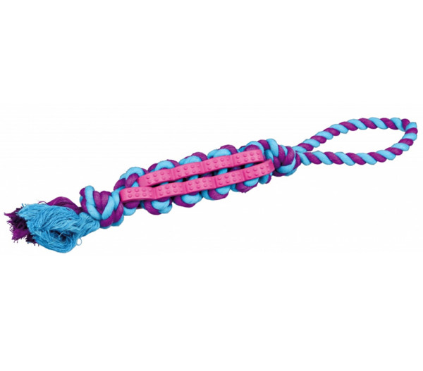 Trixie Hundespielzeug Denta Fun Twisted Stick, 37 cm