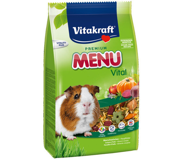 Vitakraft Premium Menü Vital, Meerschweinchenfutter, 1 kg