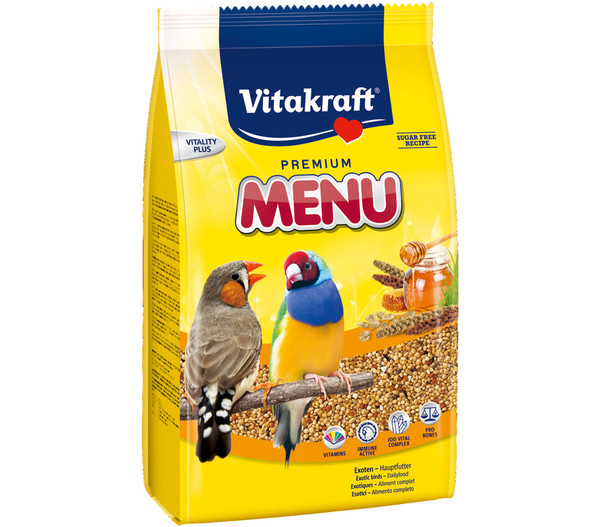 Vitakraft® Vogelfutter Premium Menü für Exoten