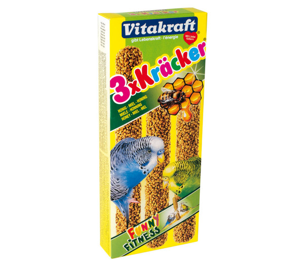 Vitakraft® Vogelsnack Kräcker®, Honig & Sesam für Wellensittiche