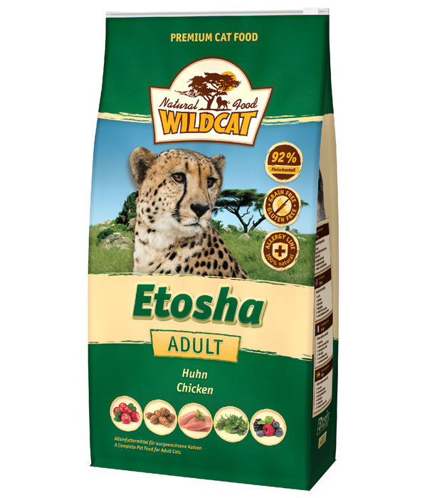 WILDCAT Trockenfutter für Katzen Etosha Adult, Huhn, 3 kg