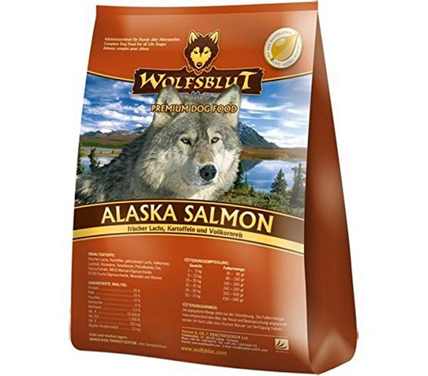 WOLFSBLUT Alaska Salmon Lachs, Kartoffeln & Reis, Trockenfutter