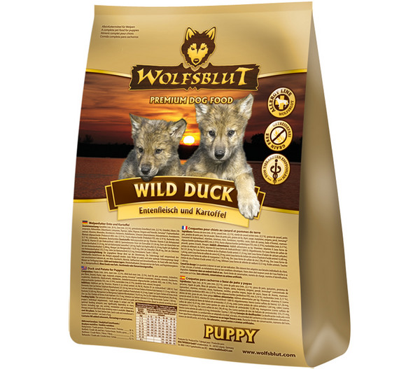WOLFSBLUT Wild Duck Puppy Ente & Kartoffeln, Trockenfutter