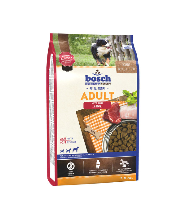 bosch Trockenfutter Hunde Adult, & Reis | Dehner