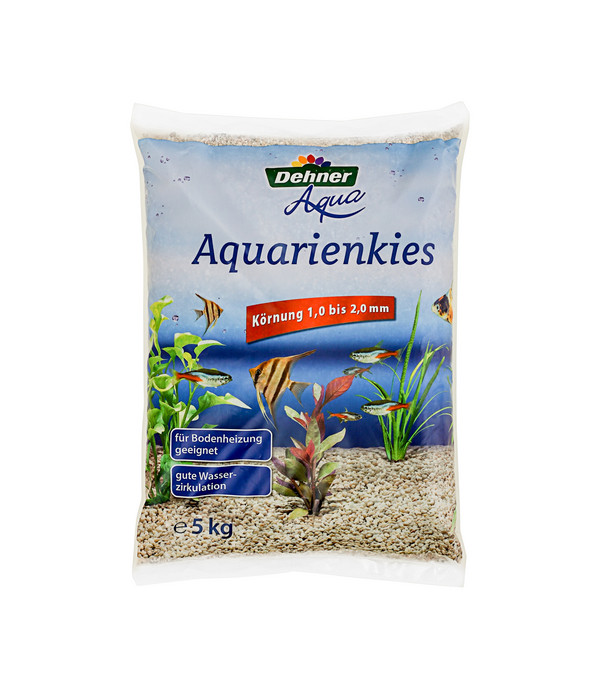 5 kg Kies Aquarienkies Aquarium Bodengrund Kies 2,0-3,15 mm 