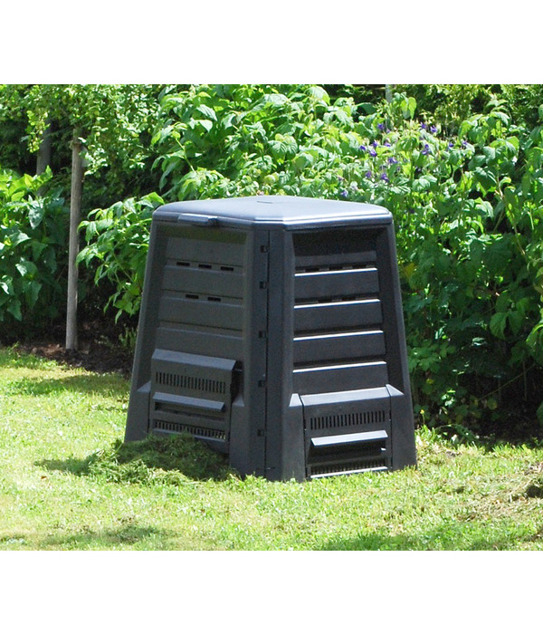 shelfplaza® HOME Komposter 100x40x40 160L Bio Garten Abfall Kompost 